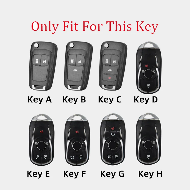 2/3/4/5 Buttons Car Cover Remote Key Bag Fob Cover Case For Chevrolet Cruze Malibu Camaro Impala Equinox Trax GMC Buick Chevy