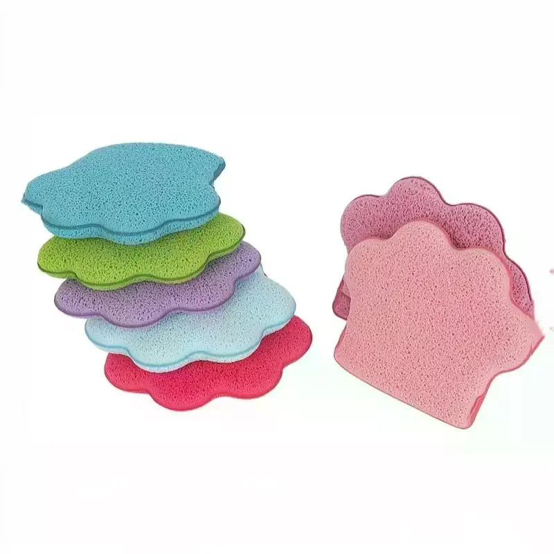 1Pcs Reusable Soft Face Cleaning Sponge Pad Face Wash Puff Glove Shape Mud Film Cleaner Facial SPA Massage Makeup Removal Tools