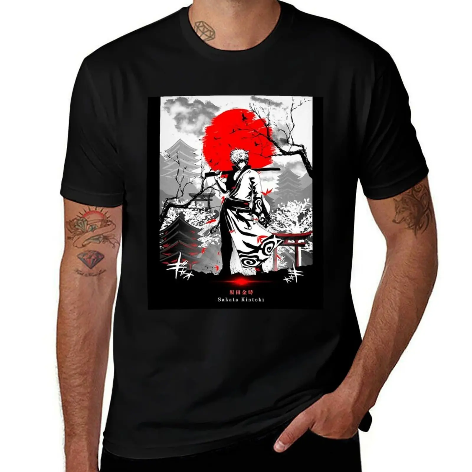 Gintoki Sakata T-Shirt Breathable Basic Cotton T-Shirt