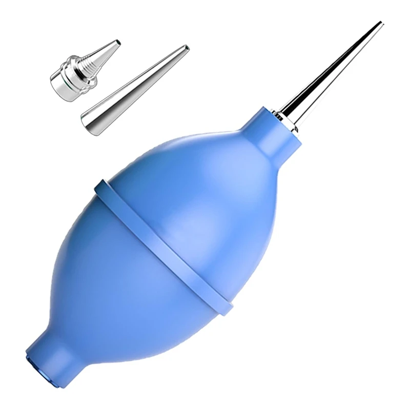 ABGR-Air Duster، أداة تنظيف مضخة نفخ السيليكون اليدوية الكبيرة لمجفف الشعر، أداة تنظيف أداة إزالة الغبار