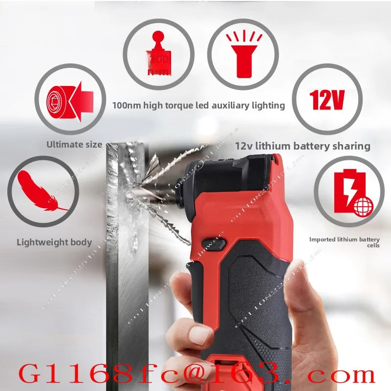 Right Angle Screwdriver Bare Metal Original Accessories 12V Charger 2000mAh Battery Power Tools