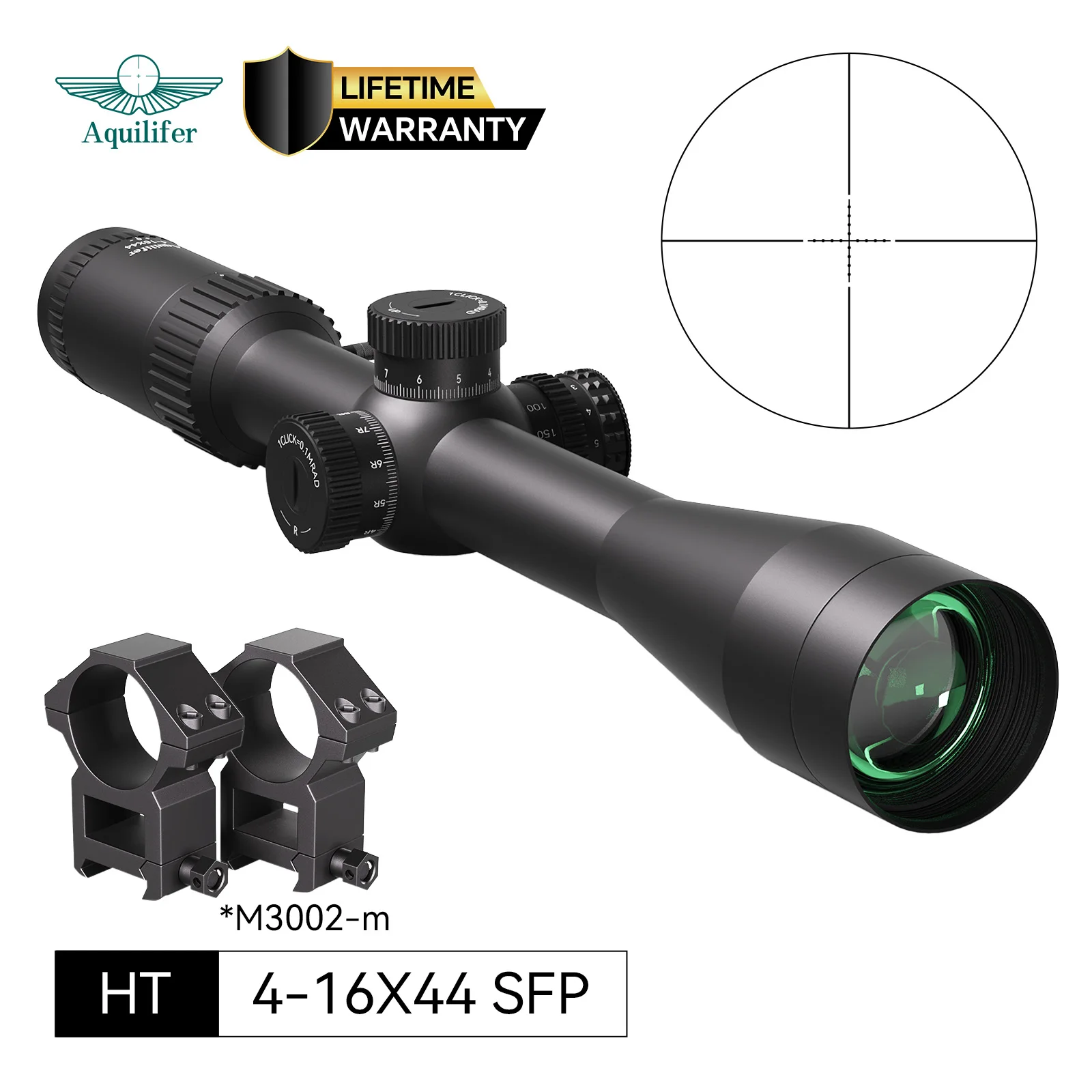 

Aquilifer 4-16x44 SFP Прицел Телескоп Оптика Охотничье Снаряжение Боковая Фокусировка для AR15 AK Охотничьи Аксессуары