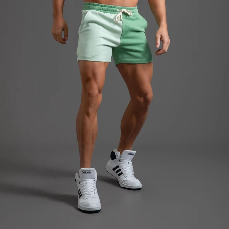 Groene Kleur Zomer Man Shorts