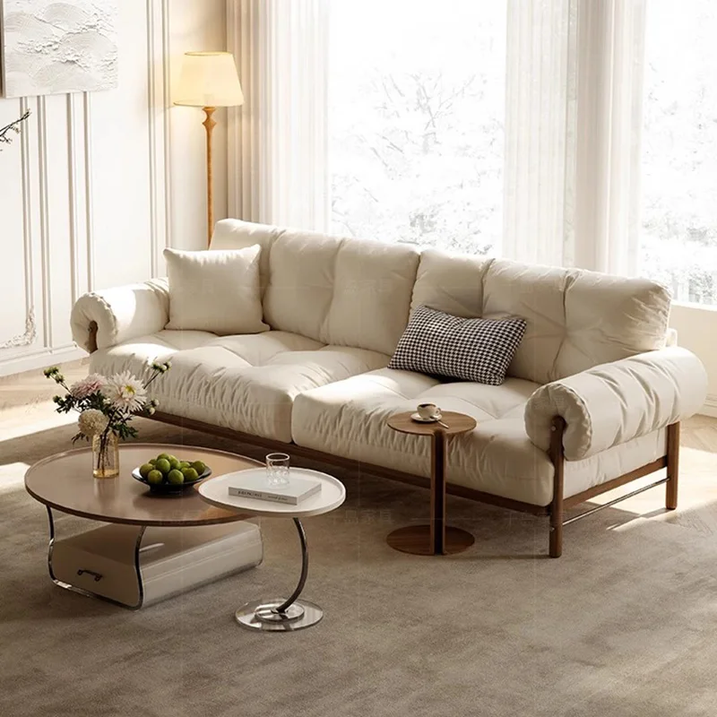 

Luxury Puffs Living Room Sofas White Floor Garden Human Dog Bed Outdoor Sofa Couch Lazy Cute Sillon Cama Lounge Suite Furniture