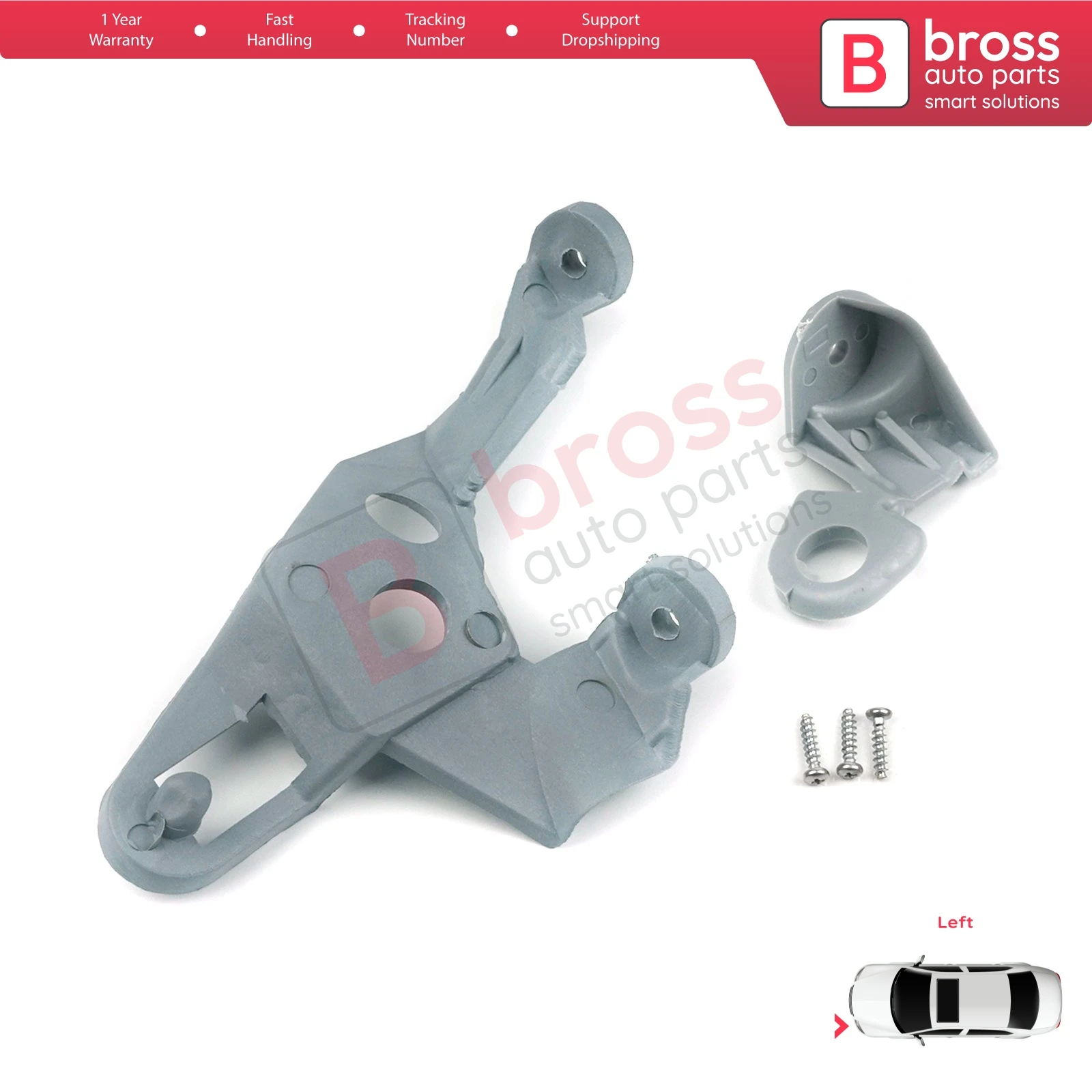 BHL534 Headlight Holder Mount Repair Bracket Tab Left for Toyota Corolla MK9 E120 E130 Fielder Allex Runx 2000-2006 811701E480