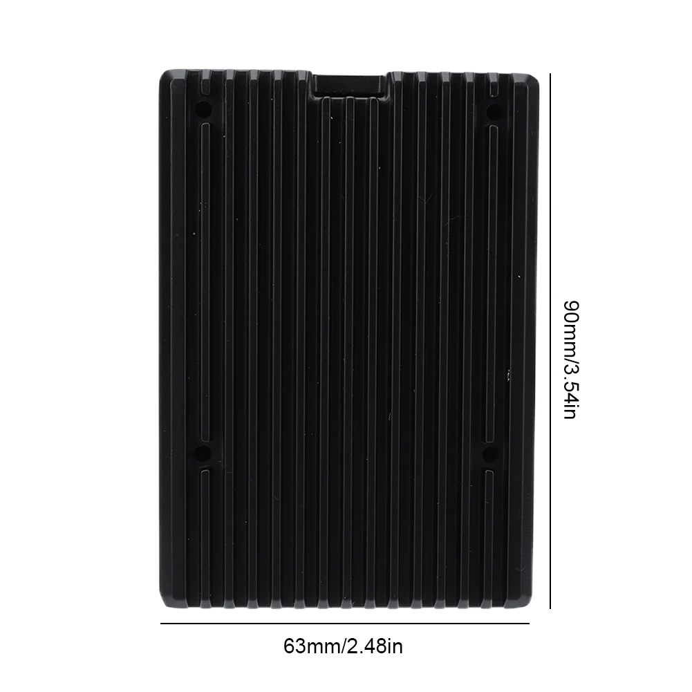 Custodia per Raspberry Pi 5 Custodia in metallo con raffreddamento passivo resistente Custodia per dissipatore di calore in alluminio Raspberry Pi 5 facile da installare per Raspbery Pi5