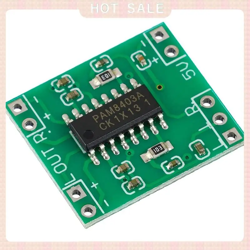 24-Hour Delivery 40 PCS PAM8403 Module Super Mini Digital Amplifier Board 2 X 3W Class D Digital 2.5V To 5V Power Amplifier Boar