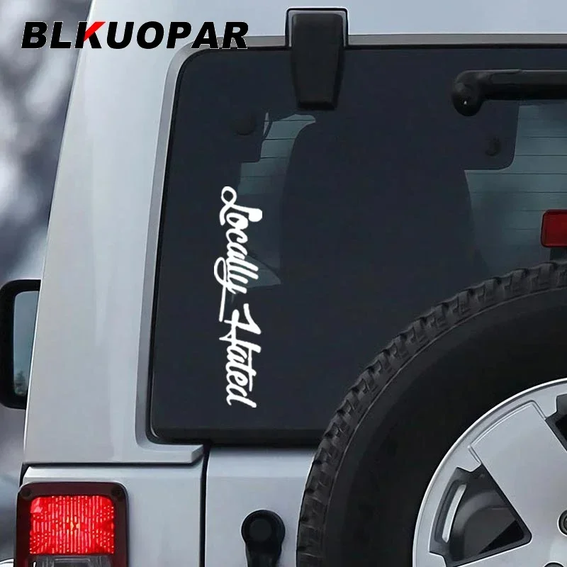 BLKUOPAR ملصقات السيارات الكراهية محلية JDM الفينيل يموت قطع شخصية الليزر مقاومة للخدش الكمبيوتر المحمول الثلاجة الرسومات سيارة التسمية