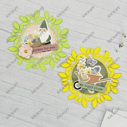 KSCRAFT Leaf Doily Cutting Dies Stencils for DIY Scrapbooking Decorative Embossing DIY Paper Cards