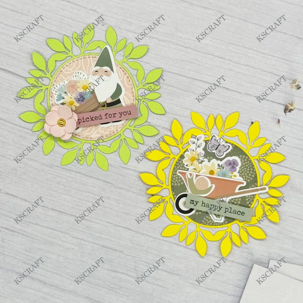KSCRAFT Leaf Doily matryce do wycinania szablony dla DIY Scrapbooking dekoracyjne tłoczenie kartki DIY