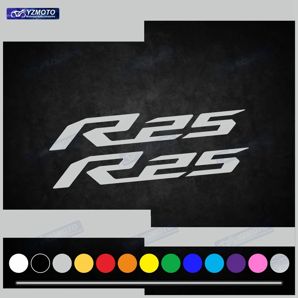 

For YZF R25 Motorcycle Accessories Racing Sticker Fuel Tank body Logo Decal Engine Fairing Windshield Helmet Decorative Stickers