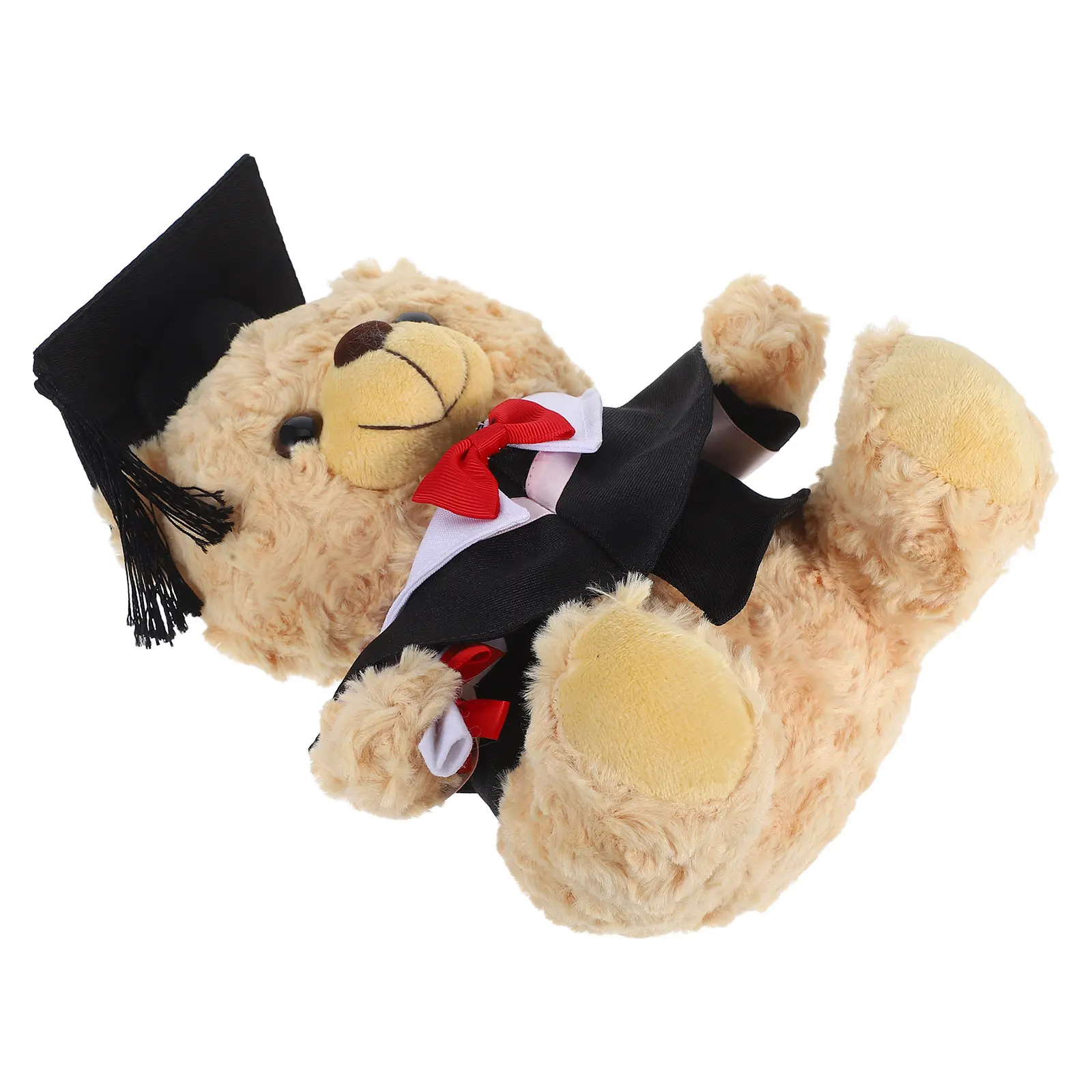 

Small Graduation Bear Stuffed Animal Wearing Elegant Doctoral Cuddly Celebration Keepsake for Graduation Ceremony