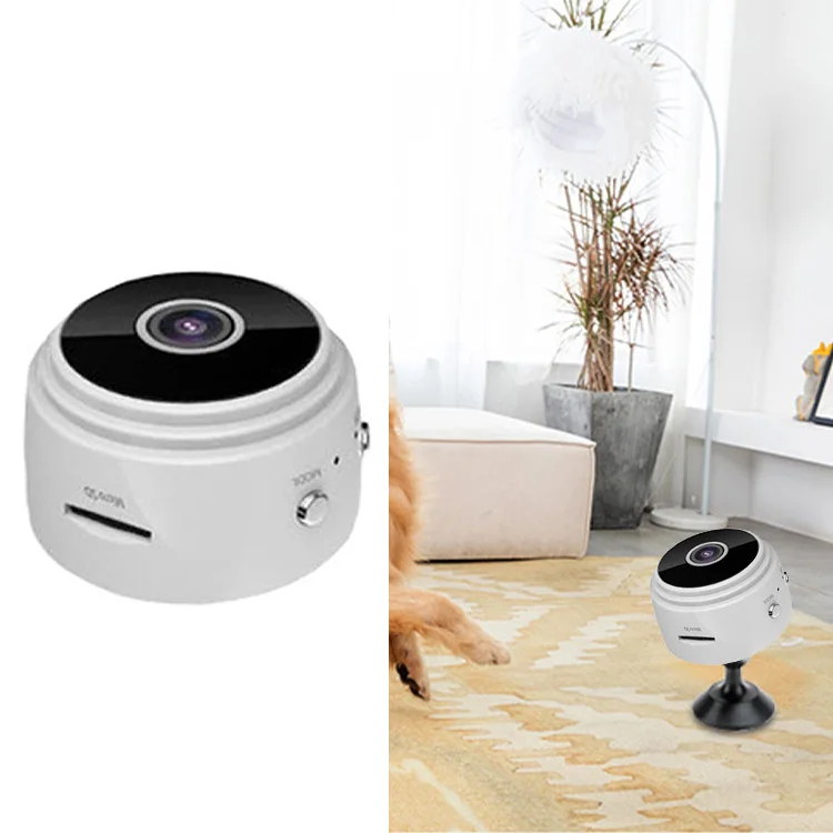 Universal WiFi Remote Camera 1080P HD Infrared Night Vision Compact Size Sensitive Wide Angle Monitor for Home Security Camera