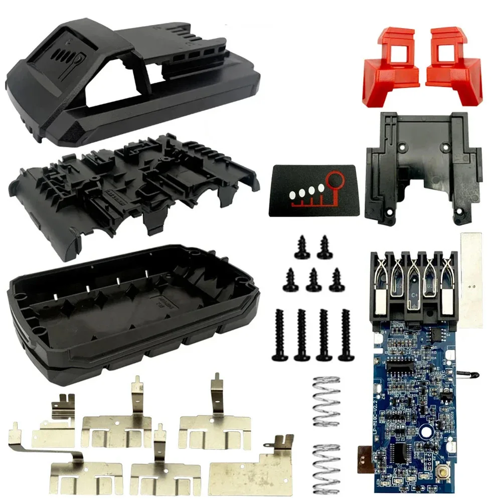 

Чехол для батареи для 21700 ячеек Аксессуары для батарей Аккумуляторный блок в сборе 21700 Чехол для батареи 18 В Компонент батареи 5-ядерный дизайн
