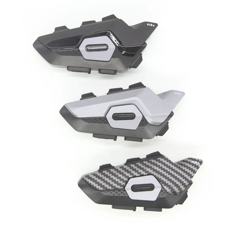 

Простая H9X 4 гонщика, 2 км, Bluetooth-гарнитура для шлема, домофонная гарнитура для мотоцикла, дуплексное универсальное соединение VS Fredcom FX