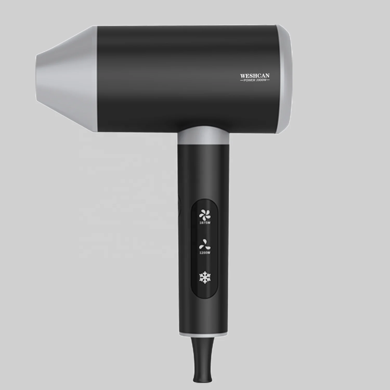 Weshcan 2000W مجفف الشعر التعريفي المحمول عشرة ملايين درجة أنيون ضربة الشعر مع فوهة مغناطيسية