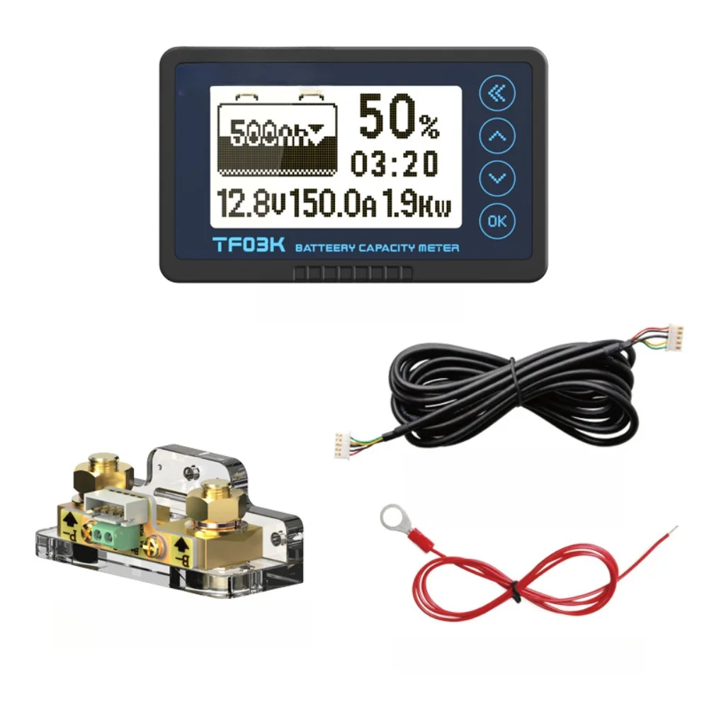 for rv for Power Management for rv Battery Monitor Long Lasting Battery Capacity Meter Battery Monitor 8-120V Monitor for rv