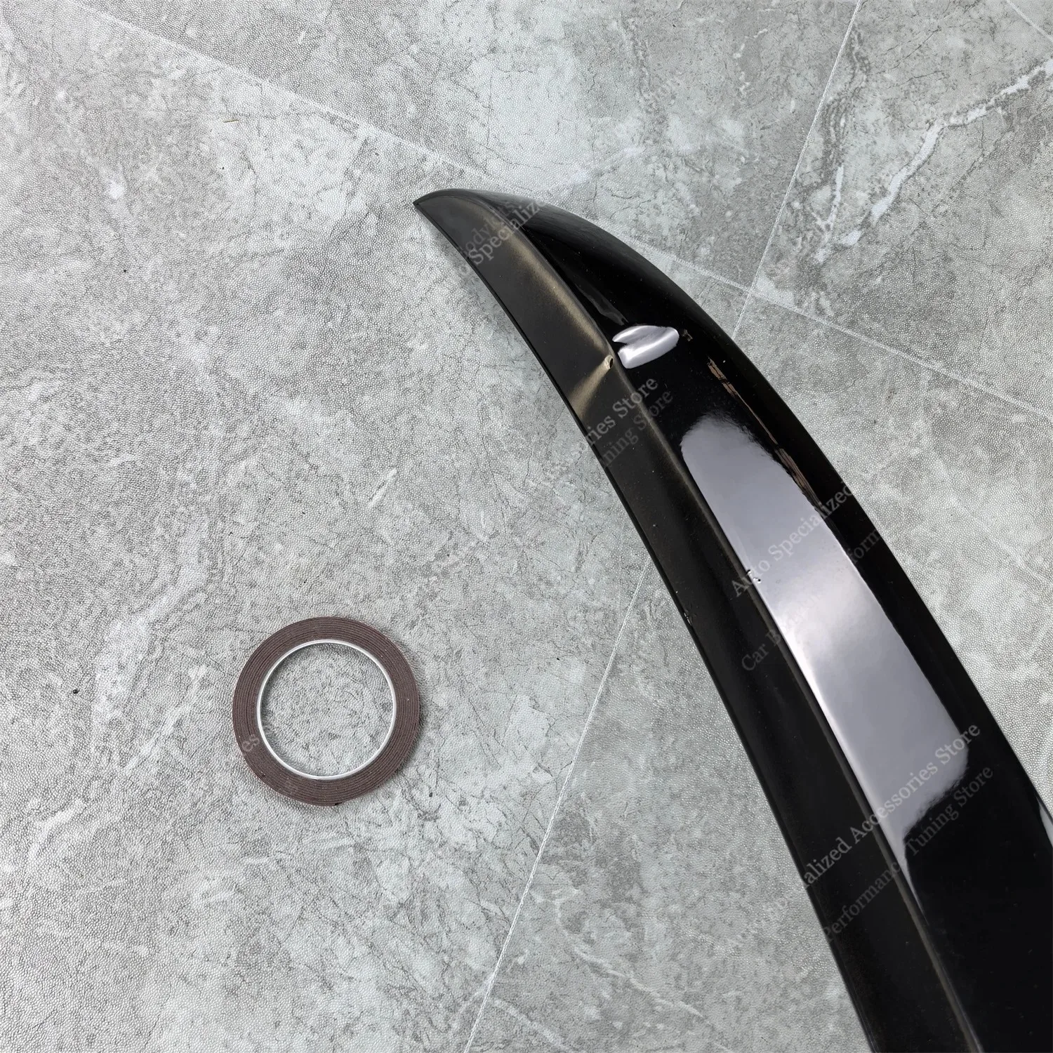 سبويلر خلفي لسيارة BMW G30 باللون الأسود اللامع P 520d 530i 530e 530d 540i M550i M550d 2017-2023 أطقم هيكل الجذع الخلفي #6