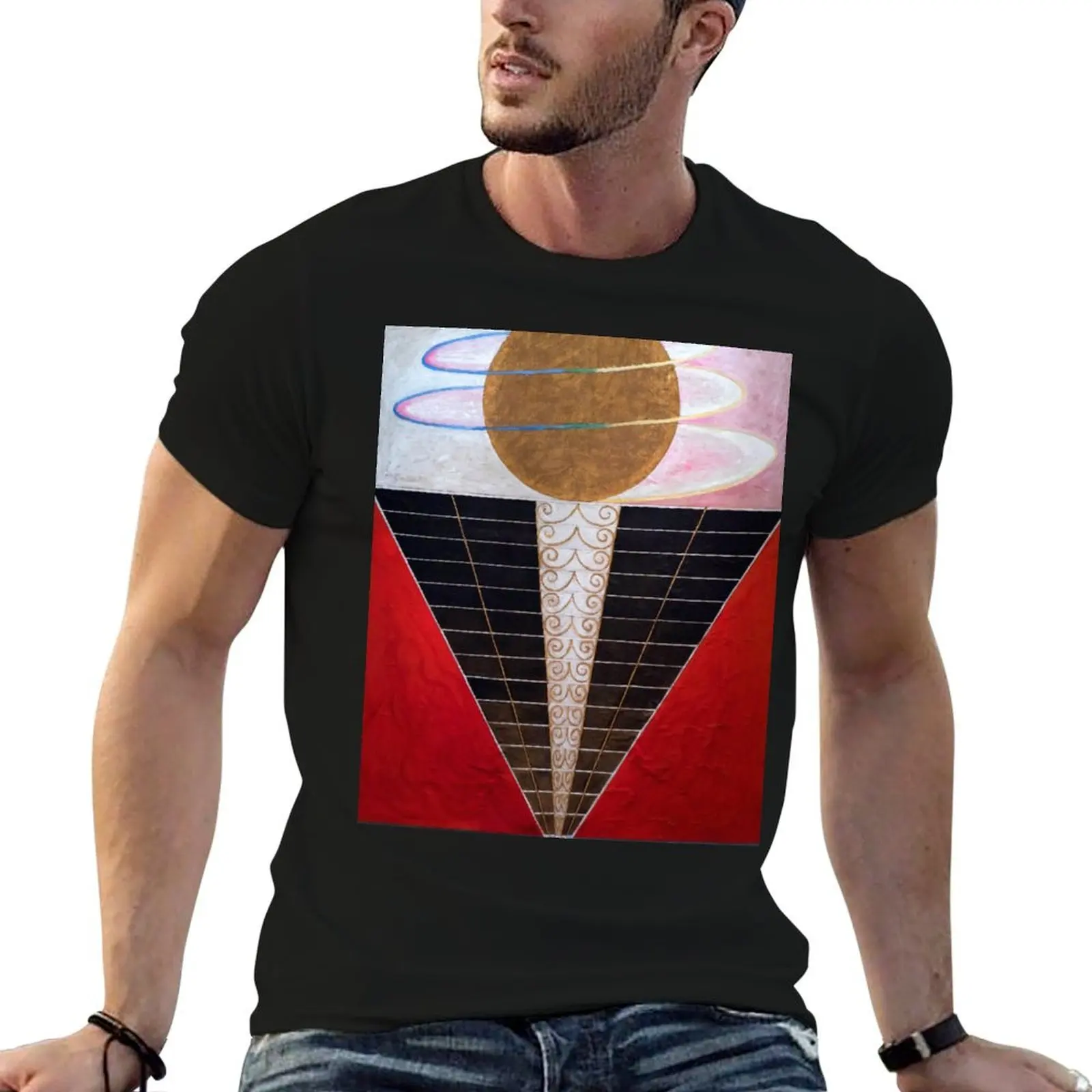 

Hilma af Klint Altarpiece No. 2 T-Shirt graphics Blouse anime clothes baggy shirts fitted t shirts for men