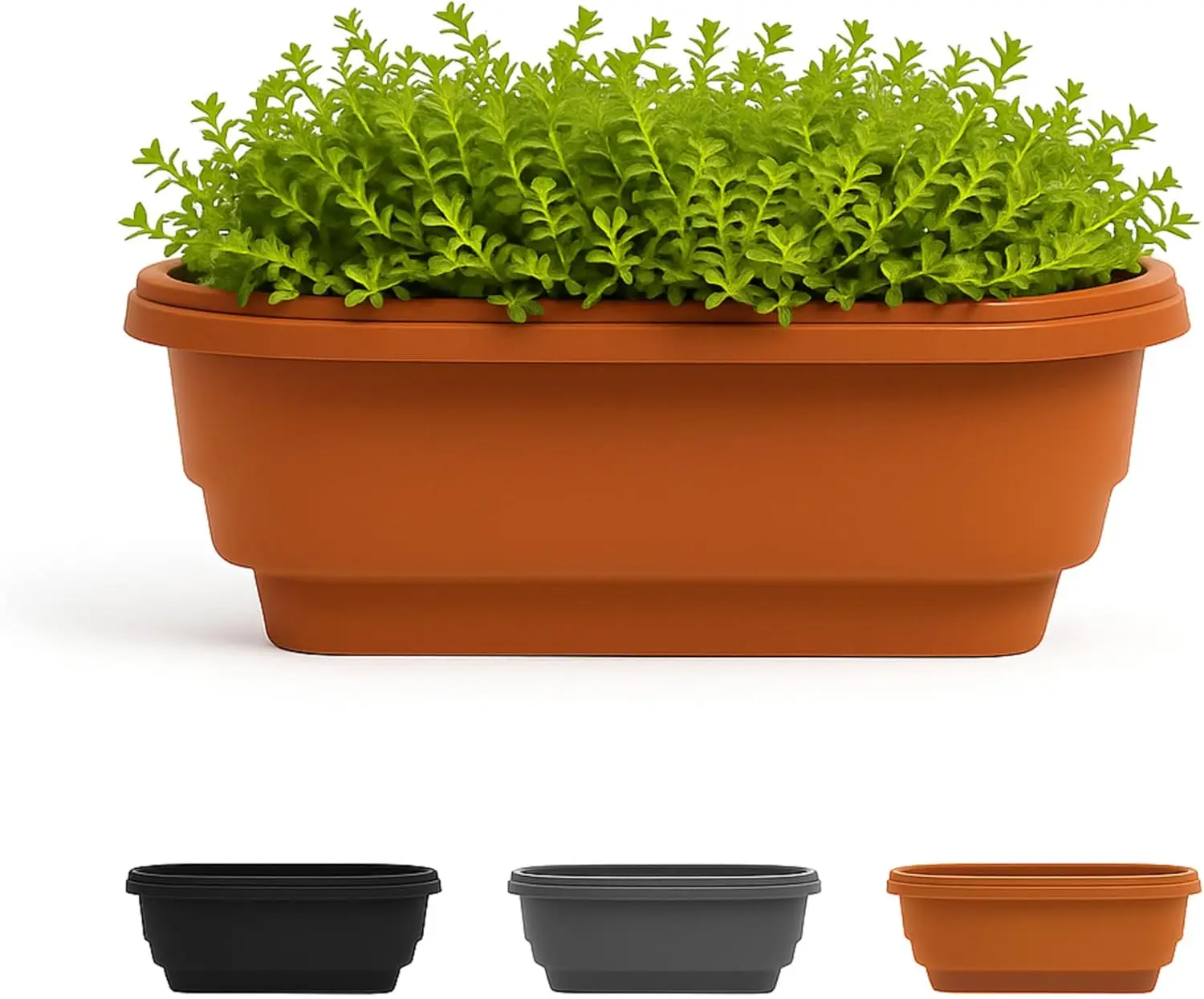 

Кашпо для балконных перил: 24 дюйма - Терра