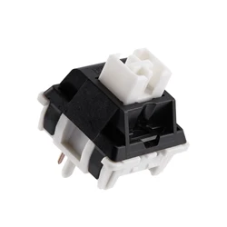 100 Pieces EPOMAKER Zebra 40gf 5-Pin Pre-lubed Linear Mechanical Keyboard Switches with POM Stem Compatible with MX Keycaps