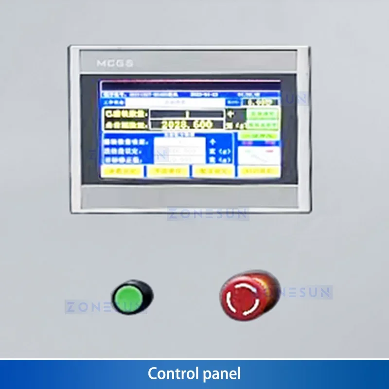 ZONESUN Thick Paste Filling Machine Dispensing Machine for Liquid with Particles Ketchup Sauce Packing Screw Pump ZS-TSP5A
