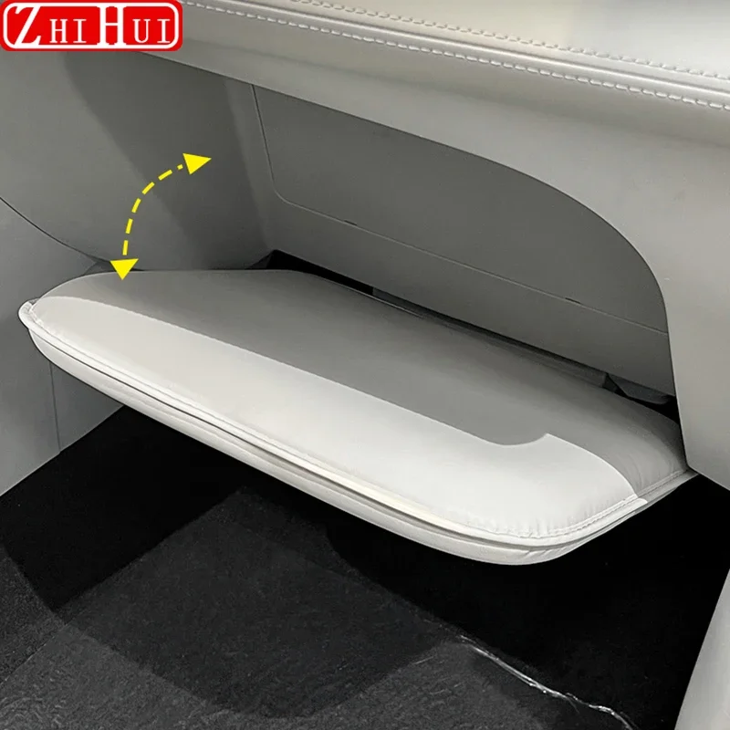 For Chery EXEED RX 2023 2024 Car Front Passenger Foot Rest Cover Anti Dirt Foot Rest Protective Leather Cover Accessories