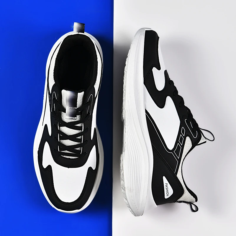 New Autumn Minimalist Shock-absorbing Mens Sports Shoes Support Rebound Running Shoes Foot Protection Wrapped Walking Shoes