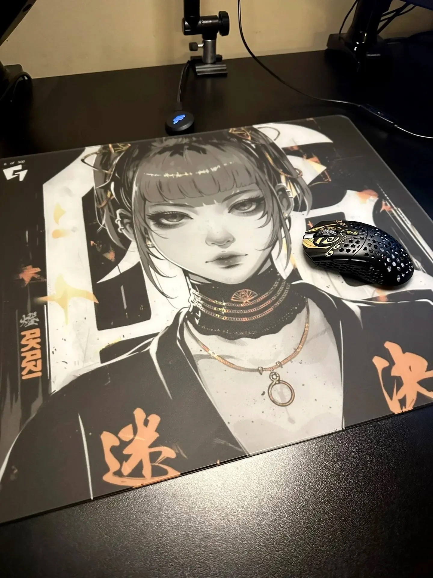 Imagem -05 - Glsswrka-gorilla Glass Mouse Pad Akari Akari Kazemi Substituição Perfeita