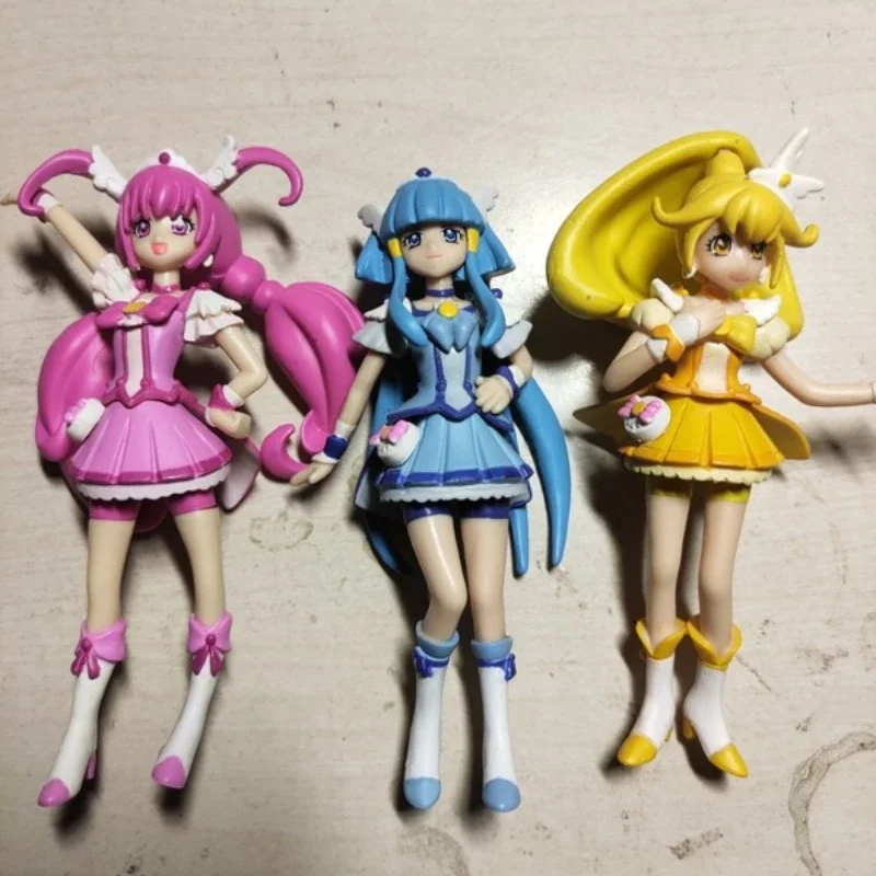 Bandai Genuine Anime Figures Pretty Cure Happy Beauty Peace Collection Ornaments Action Figures Model Toy Doll Gift