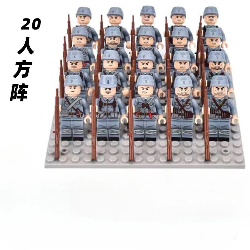 Children's Building Blocks Toy Mini Figure Humanoid Dolls Cartoon Character Birthday Gift Educational Playset for Kids