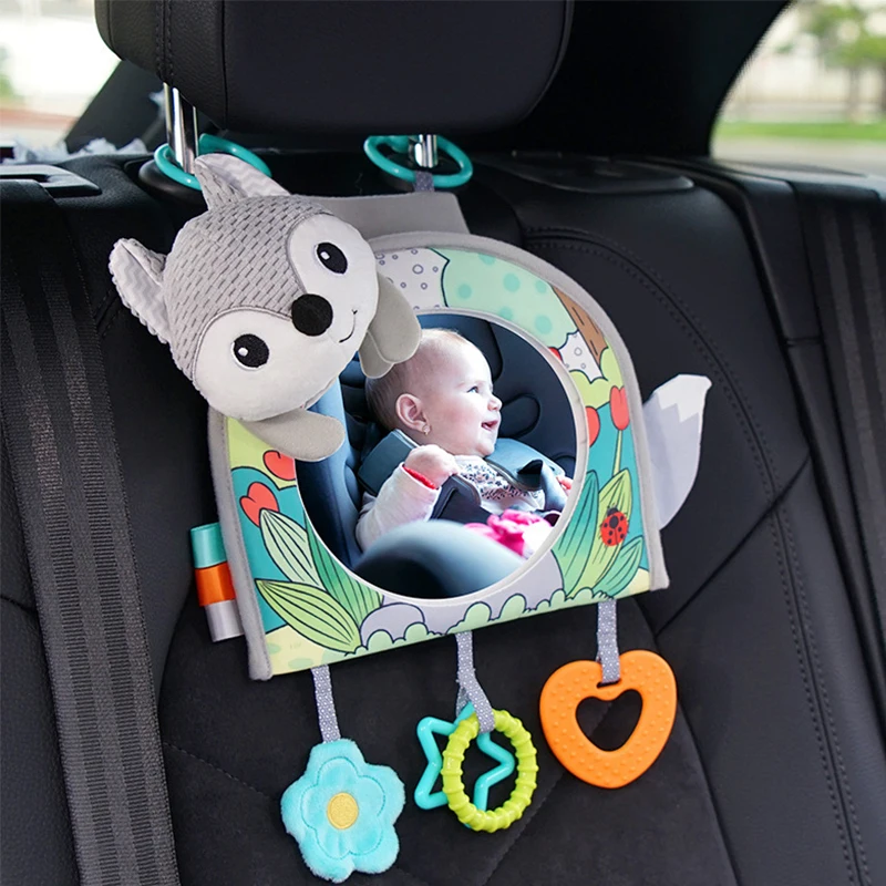 Baby Car Mirror Safety View Back Seat Mirror Toy Children Rearview Mirror Rear Facing Car Seats Accessories Kids Activities