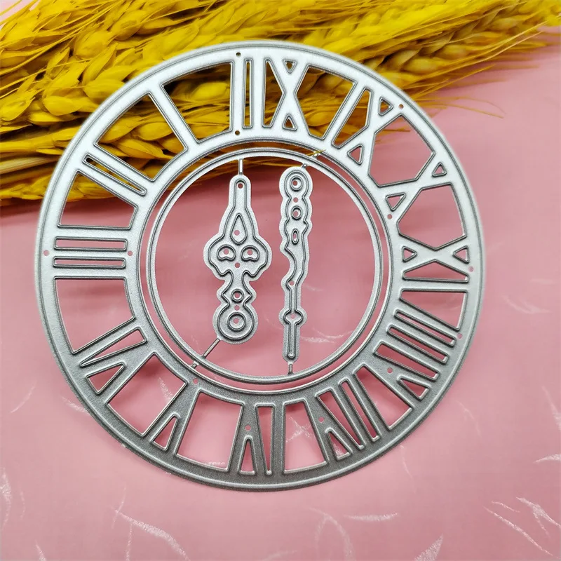 Metal Cutting Dies Clock Stencils For DIY Scrapbooking Decorative Embossing Handcraft Template