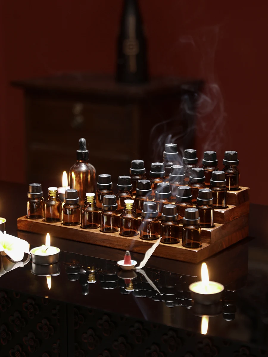 

Dotray essential oil bottle storage box display rack, wooden display rack, aromatherapy storage rack display rack