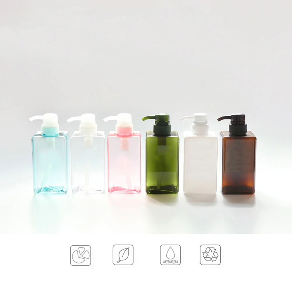 

Pumps Travel Shampoo Lotion Bottle for Bathroom Liquid Soap Dispenser Toiletries