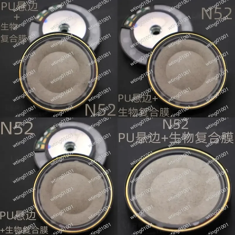 for 2 Pack 40mm Audio Drivers with PU Suspension and Bio Composite Diaphragm Deep Low Frequency High Excursion Replacement