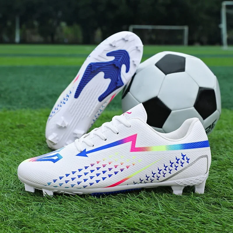 2026 New High Quality Mens Soccer Shoes Society Ultralight Turf Soccer Cleats Sneakers Training Football Boots Chuteira Campo 35