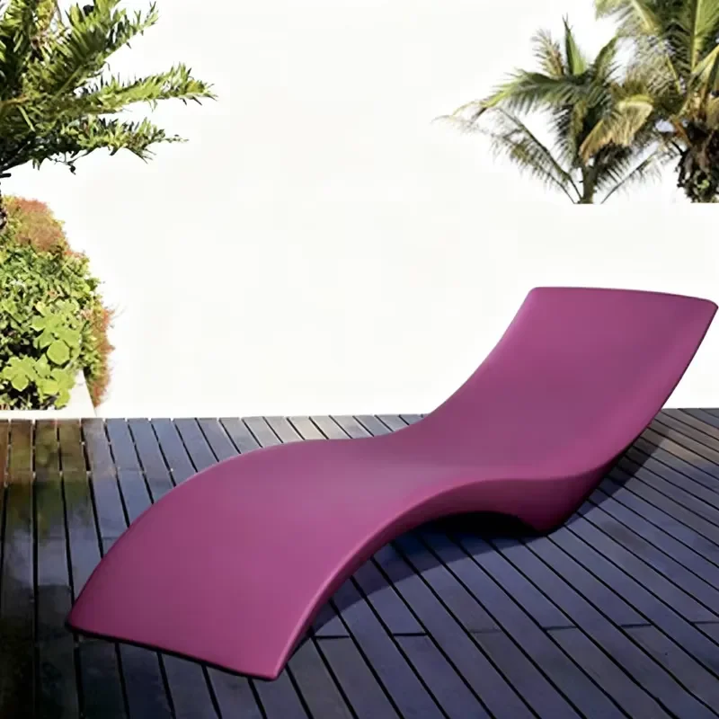 Hot Sale Modern Fiberglass Pool Sunbed Waterproof UV Resistant Resistant Ergonomic Design Bending Cutting Services