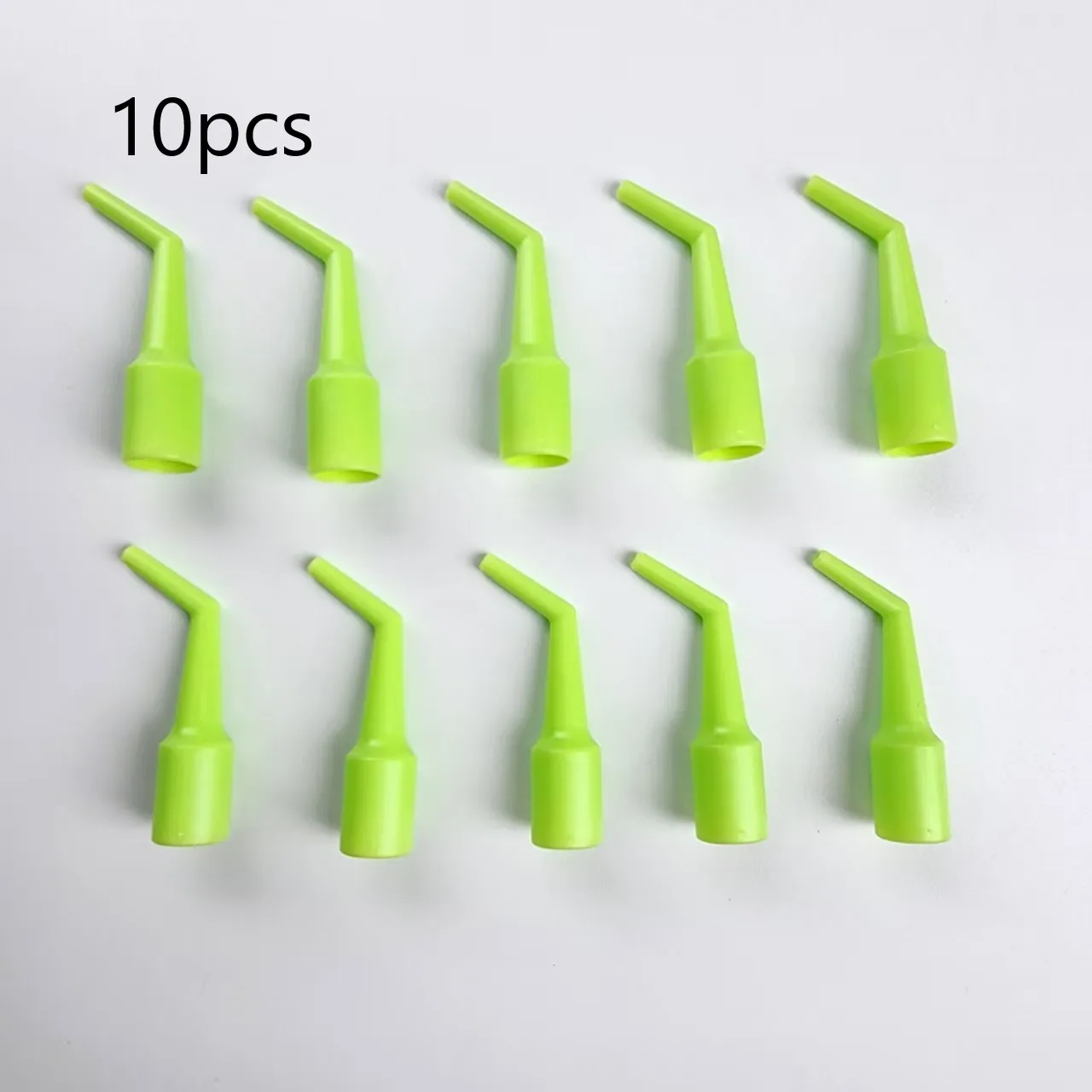 

10 шт. стоматологический одноразовый адаптер для всасывания слюны с изогнутой трубкой, устойчивый к высоким температурам стерилизациям для хирургии полости рта Sucti