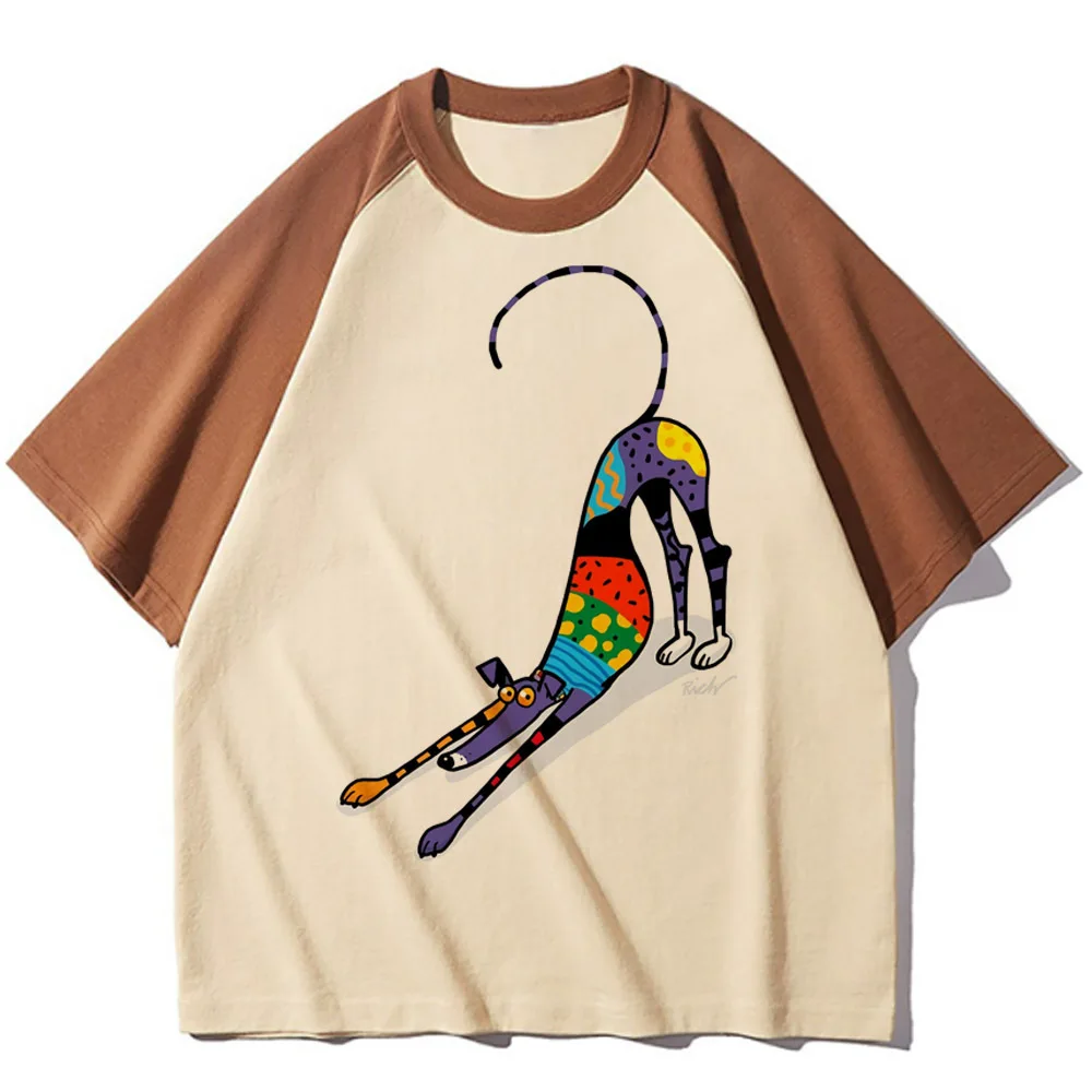 Greyhound t shirt women Japanese Tee female designer clothing