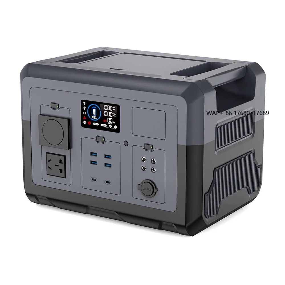 Best Portable Power Stations Battery 1500 Watt 1280Wh 110V 220V with Solar Panel for Camping Large Capacity  for South Africa