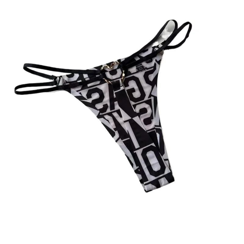Low-rise Panties Sexy Pure Desire Women's Ice Silk Hollowed-out Girl Breathable Briefs 4 PCS Popular Women's Leopard Print Pants