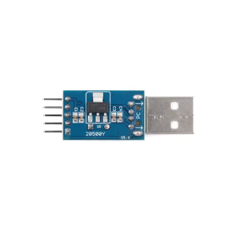 10pcs CH340T USB to TTL Serial Module STC Microcontroller Programmer STM32 Downloader Flash Board