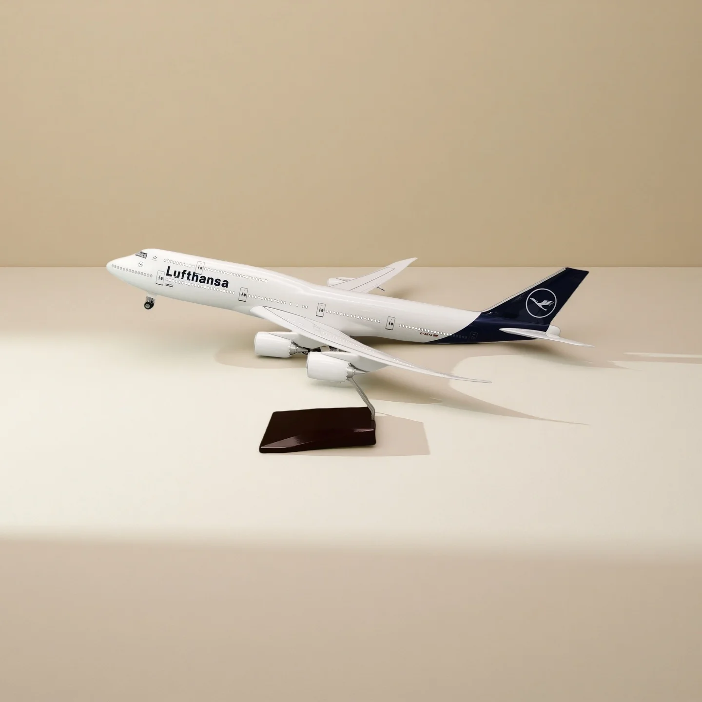 

50.5cm 380 1:160 Model Airplane New Lufthansa A380 Plane Models Diecast Airplanes Large Resin Toy Airplane Kit Adults