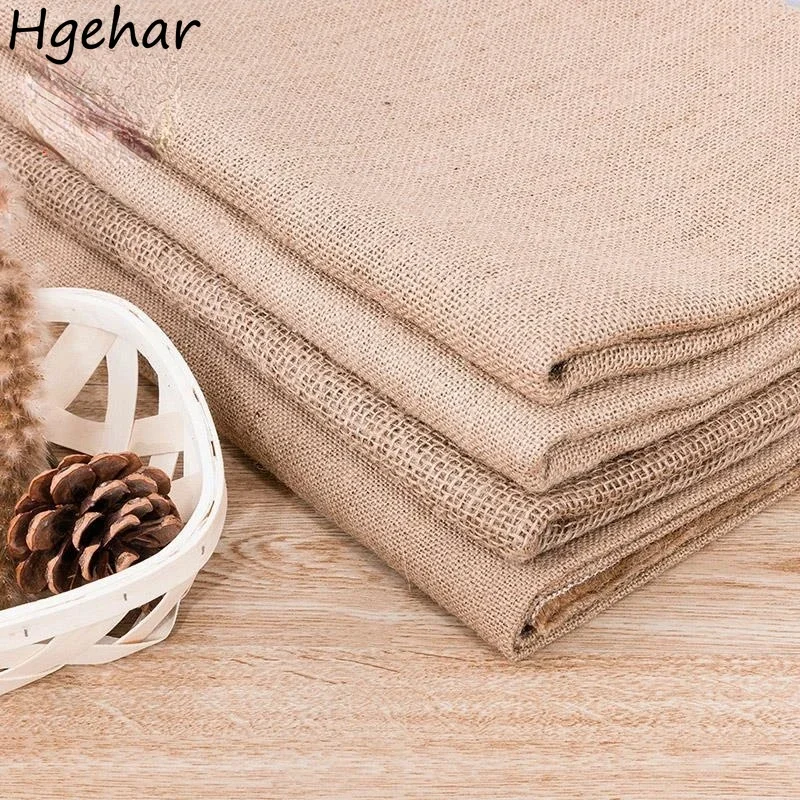 Linen Solid Fabric Simple Harajuku Cloth Abrasion-Resistant Leisure Quilting Wild Street Materials Background Non-Slip Sweing