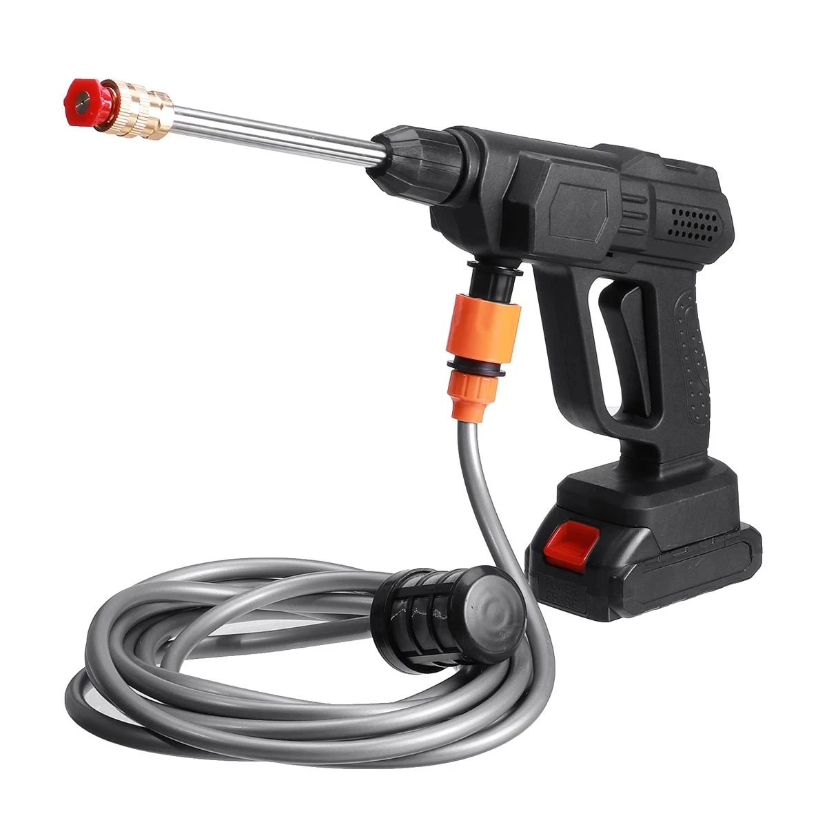 5000 MAh High Pressure Vehicle Washer Spray Water Car Wash Pressure Nozzle Cleaning Tool