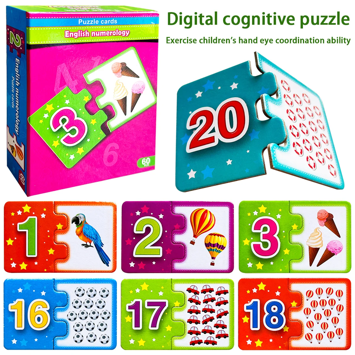 

Counting exercises, preschool math activities, and number recognition matching exercises. Enhance hand eye coordination ability.
