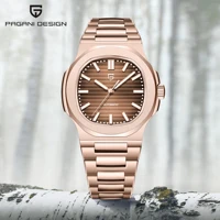 PAGANI DESIGN 2025 nuevo reloj para hombre, relojes mecánicos de lujo para hombre, reloj de pulsera automático de lujo, reloj deportivo con espejo de zafiro superior