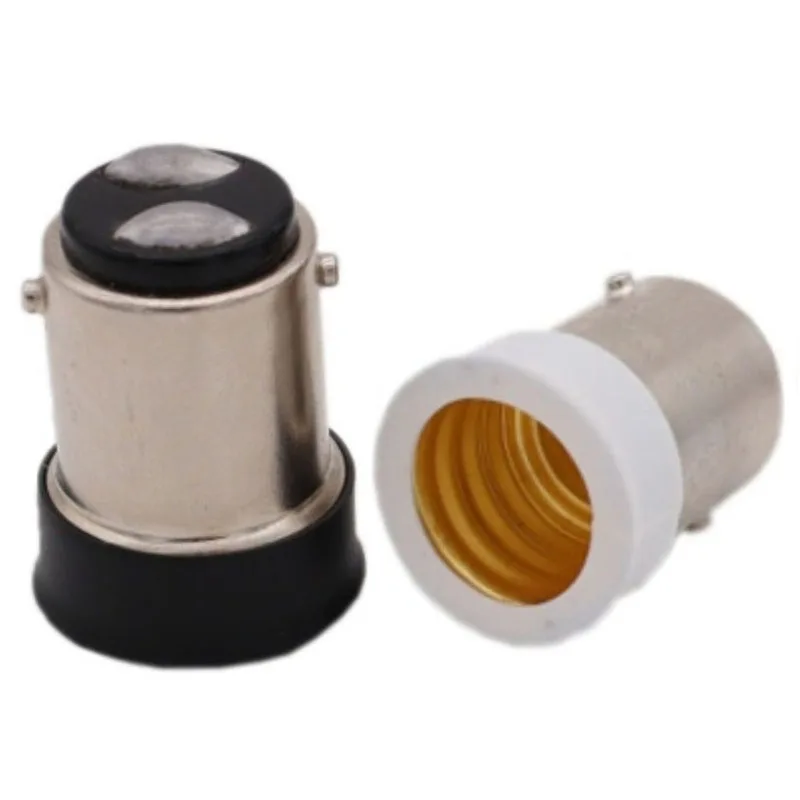 2pcs E15D to E14 Led Lighting Lamp Holder Converter B15 to E12 Screw Bulb Socket Adapter LED Saving Light Halogen Lamp Bases 3A