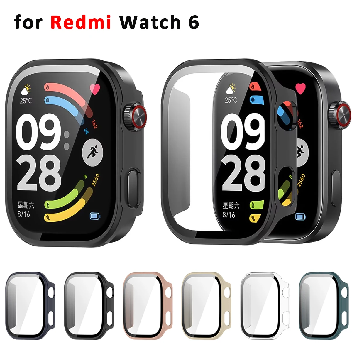 Watch Redmi - Чехол для ПК + стекло для